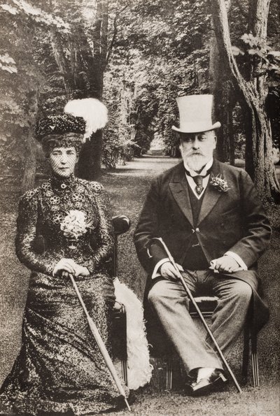 King Edward VII and Queen Alexandra, Illustration from 
